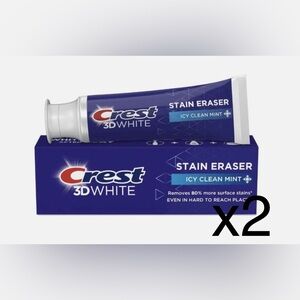 🆕 2-Pack Crest 3D White Toothpaste